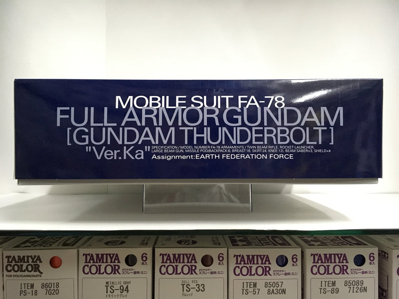 MG 1/100 Mobile Suit FA-78 Full Armor Gundam [Gundam Thunderbolt] E.F.S.F. Prototype Mobile Suit Version Ka Half Mechanical Clear Color Version