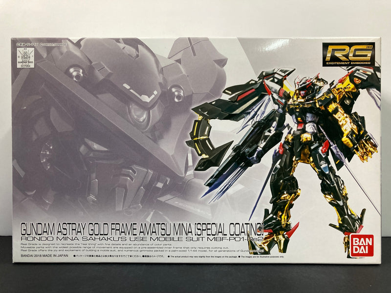 RG 1/144 Gundam Astray Gold Frame Amatsu Mina Special Coating Version Rondo Mina Sahaku's Use Mobile Suit MBF-P01-Re2