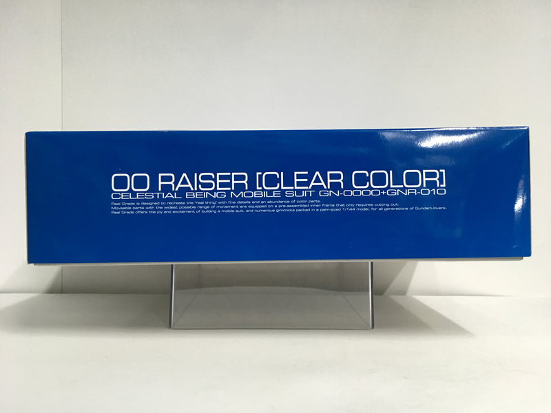 RG 1/144 00 Raiser Clear Color Version Celestial Being Mobile Suit GN-0000 + GNR-010