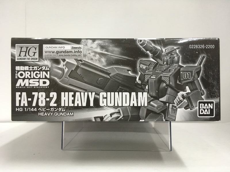 HGGTO 1/144 FA-78-2 Heavy Gundam E.F.S.F. Prototype Mobile Suit