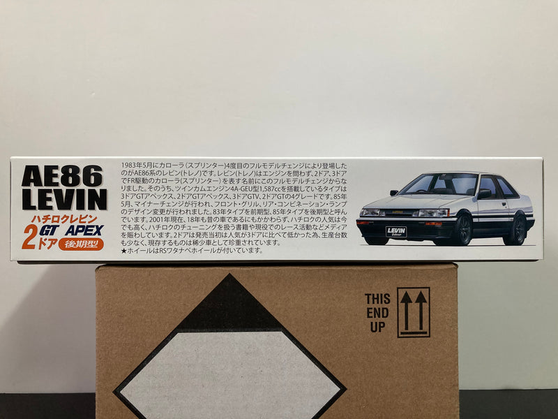 ID-61 Toyota Corolla Levin GT-Apex AE86 Year 1986 2 Door Hatchback Kouki Late Version