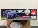ID-64 Nissan Skyline GT-R R34 BCR34 Nismo Front Bumper, Rear Spoiler & Wheels Version