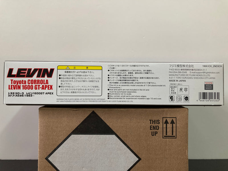 ID-9 Toyota Corolla Levin GT-Apex AE86 Year 1983 3 Door Coupe Zenki Early Version