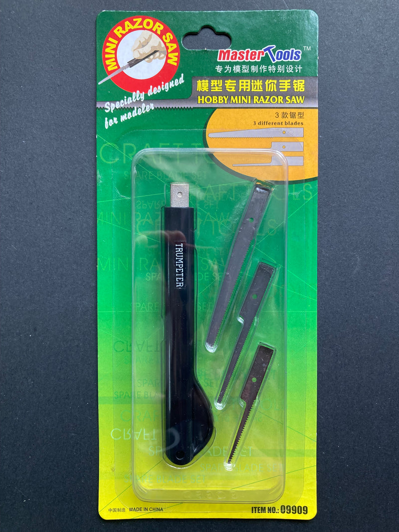 Master Tools - Hobby Mini Razor Saw (3 Different Blades) - 模型專用迷你手鋸 [09909]