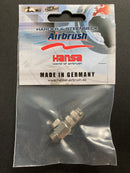 Harder & Steenbeck Quick Coupling with Adjustable Valve nd 2.7 mm x 1/8" 104703