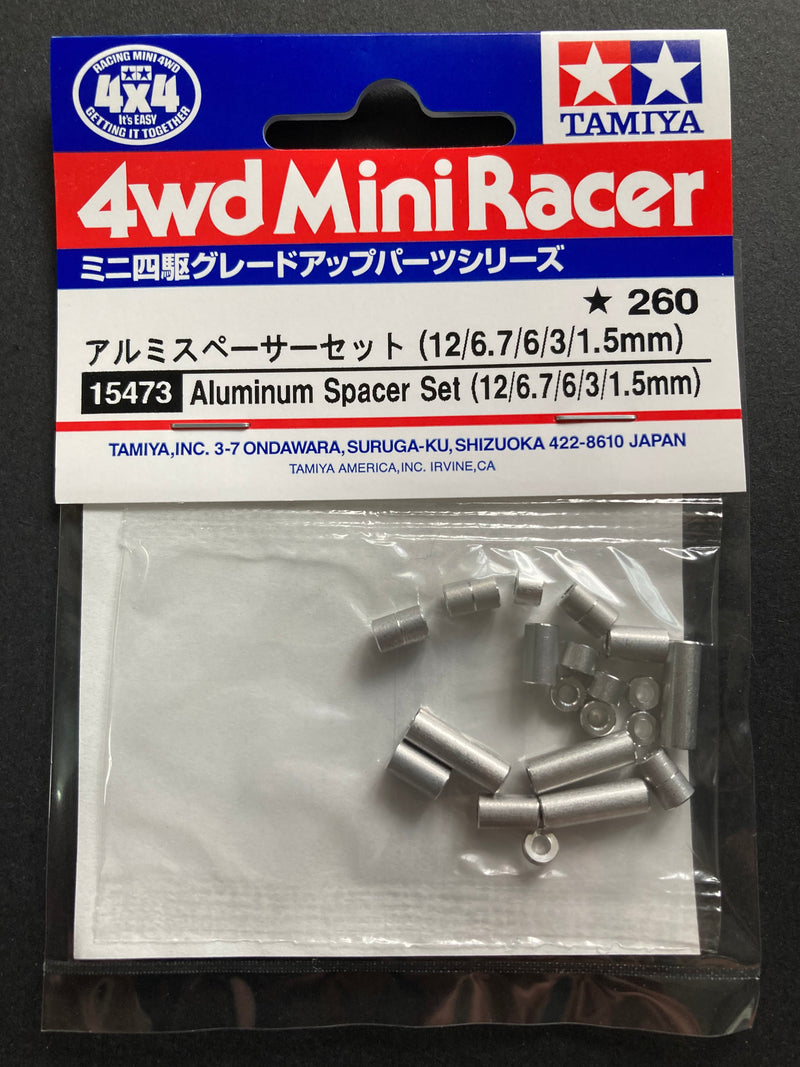 [15473] Aluminum Spacer Set (12/6.7/6/3/1.5 mm)