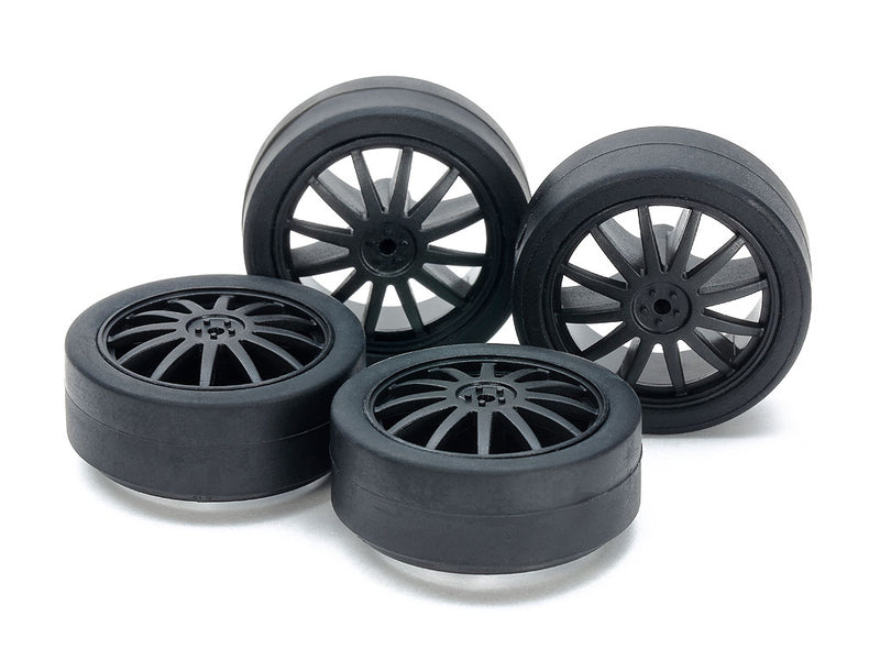 [15534] Small Diameter Low Friction Low Profile Tires (26 mm) & Carbon Wheels (Fin)