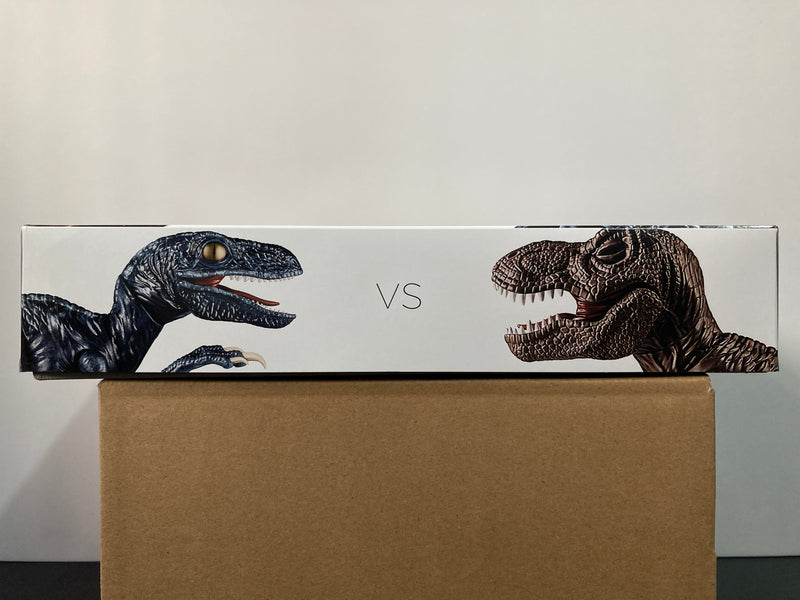 Free Investigation No. 004 Dinosaur Edition Tyrannosaurus Rex vs Velociraptor Showdown Set