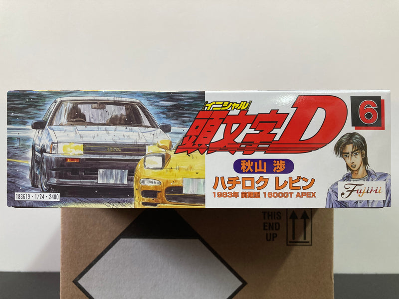 Initial D No. 6 Toyota Corolla Levin GT-Apex AE86 Zenki Early Spec Version ~ Wataru Akiyama [秋山渉]