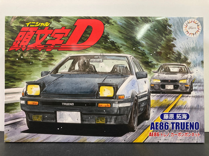 Initial D No. 19 Toyota Corolla Sprinter Trueno GT-Apex AE86 Project D Carbon Bonnet Version ~ Takumi Fujiwara [藤原拓海 - Project D]