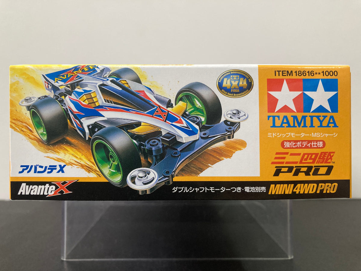 アバンテ x タミヤ 1988年発売のミニ四駆 アバンテJr がスペシャルキットで