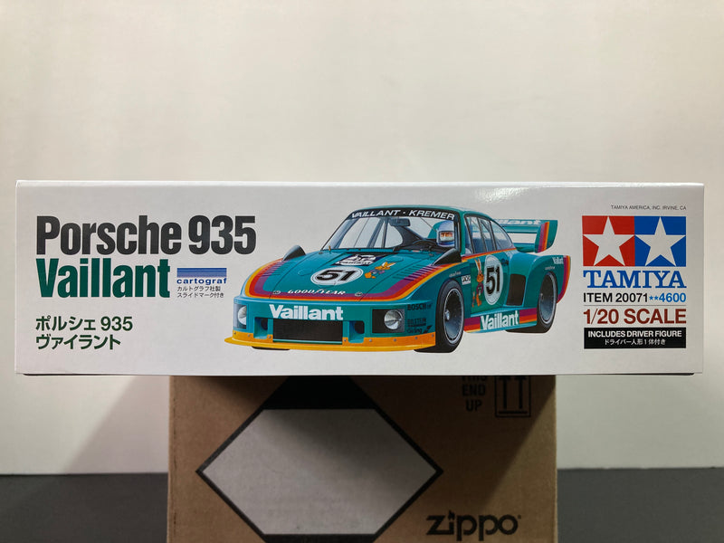 Tamiya 1/20 Scale Series No. 071 Porsche 935 Vaillant ~ Year 1977 World Championship for Makes