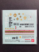 GW Gunpla Marking Sticker Campaign 2015 - Special Marking Sticker Earth Federation Forces General Purpose Version [膠貼]