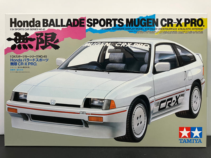 Tamiya No. 045 Honda Ballade Sports Mugen CR-X PRO. E-AF 1.5i