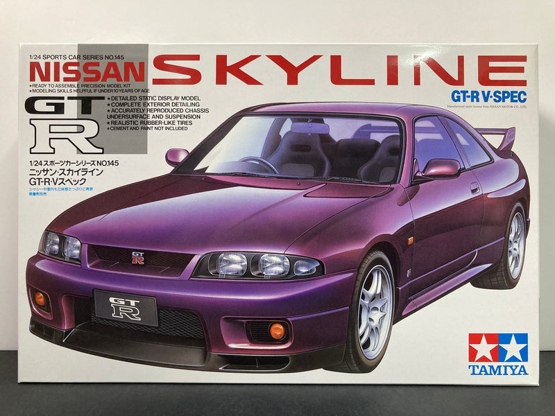 Tamiya No. 145 Nissan Skyline GT-R R33 V-Spec BCNR33