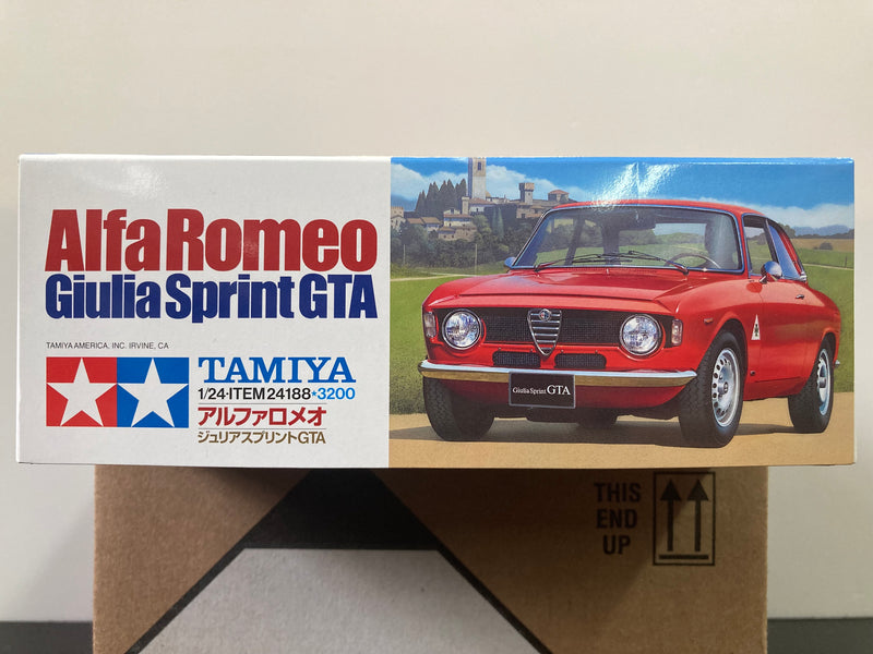 thumbnail image 2 of Tamiya 24188 1/24 Scale Model Kit - Alfa Romeo Giulia Sprint GTA - Plastic Unassembled 2 of 6