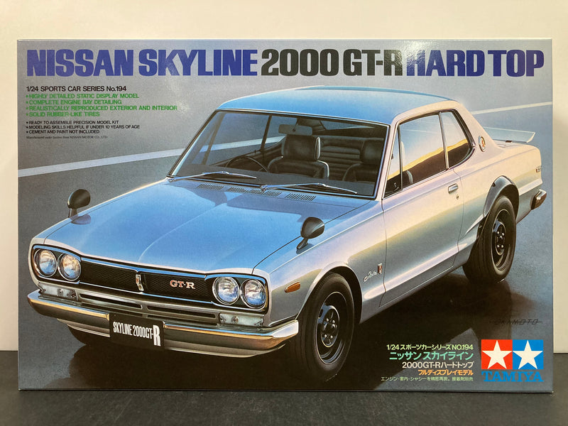 Tamiya No. 194 Nissan Skyline 2000 GT-R KPGC10 ~ Hard Top Version