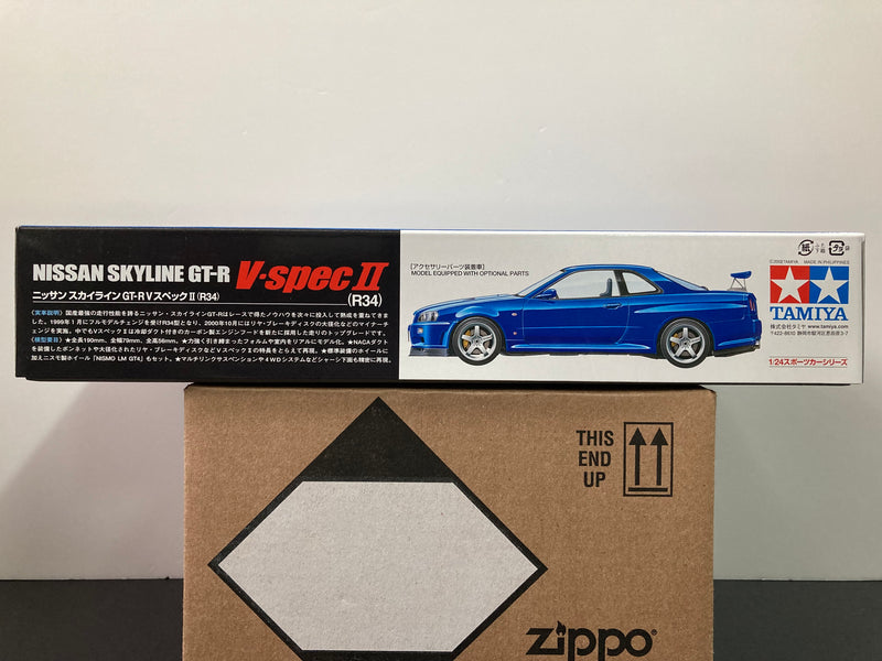 Tamiya No. 258 Nissan Skyline GT-R R34 V-Spec II BNR34