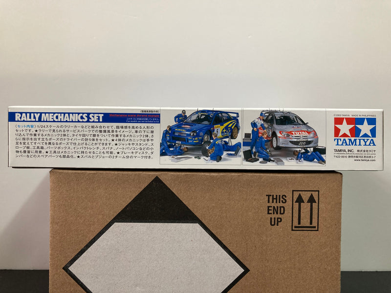 Tamiya No. 266 Rally Mechanics Set - Subaru & Peugeot WRC Team Markings included