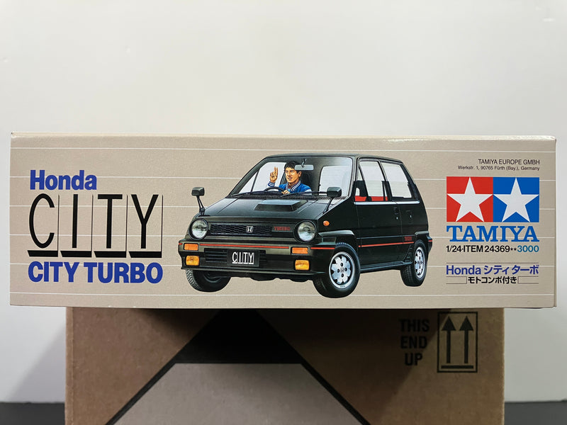 Tamiya No. 369 Honda City Turbo I AA ~ Year 1982 Version with Honda Motocompo