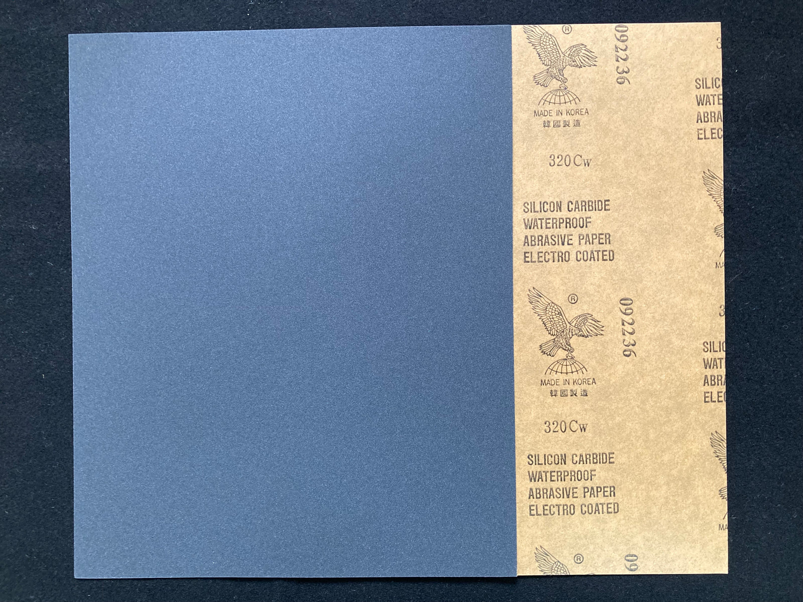 Silicon Carbide Waterproof Abrasive Paper #320 [碳化矽打磨水砂紙]