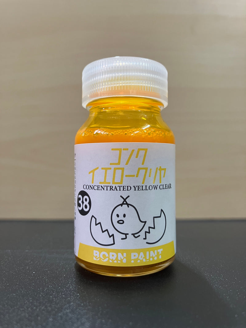 No. 38 Concentrated Yellow Clear [油性塗料 - 濃縮透明黃] (コンクイエロークリヤ) 30 ml