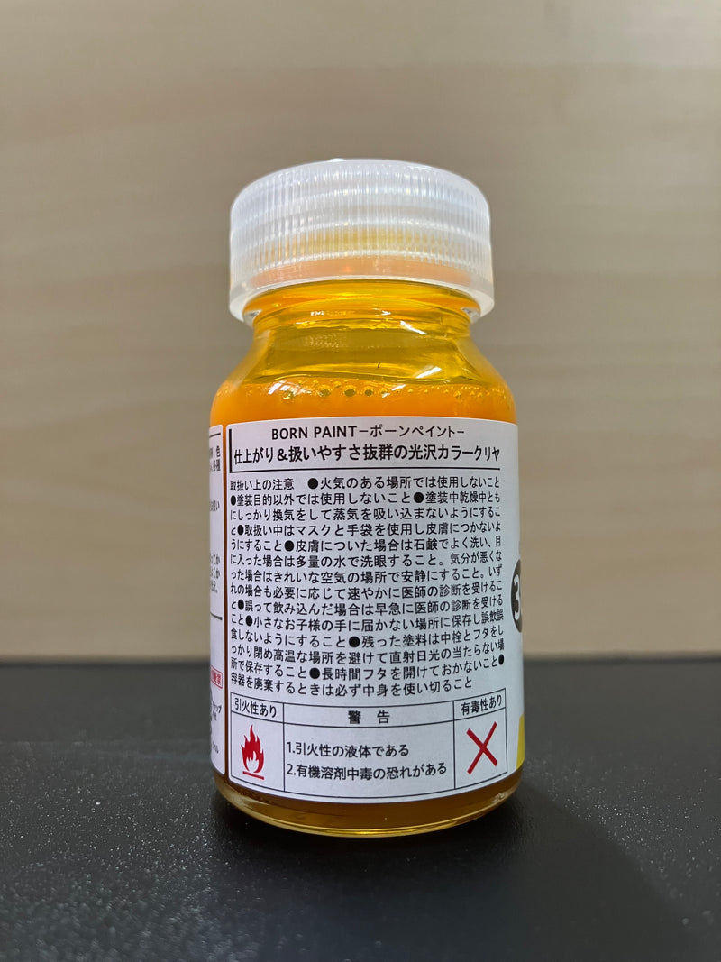 No. 38 Concentrated Yellow Clear [油性塗料 - 濃縮透明黃] (コンクイエロークリヤ) 30 ml