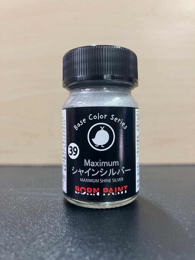 No. 39 Maximum Shine Silver [油性塗料 - 極致閃亮銀] (Maximum シャインシルバー) 15 ml