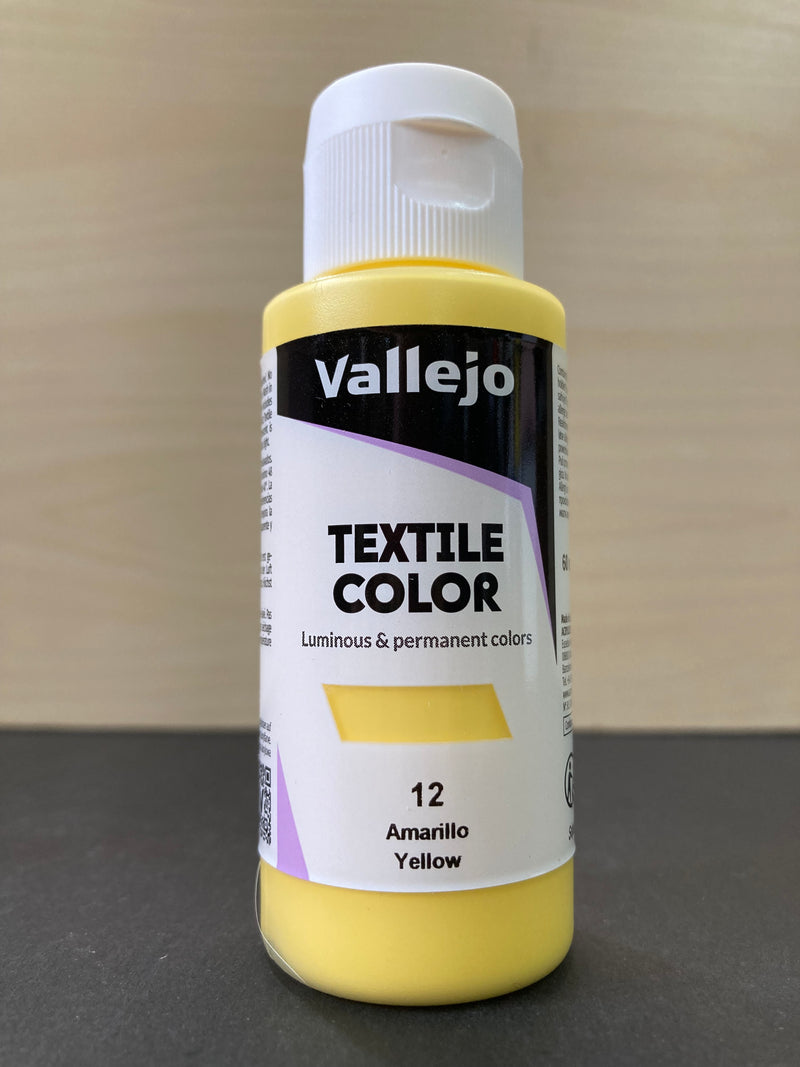 Textile Color - 紡織品色彩, 布料水性漆  & 輔助劑 (適合棉布/亞麻布使用) 60 ml