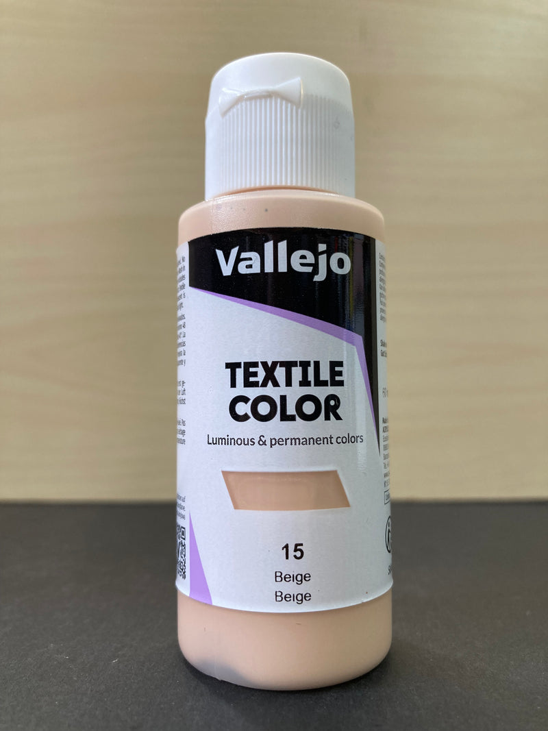 Textile Color - 紡織品色彩, 布料水性漆  & 輔助劑 (適合棉布/亞麻布使用) 60 ml