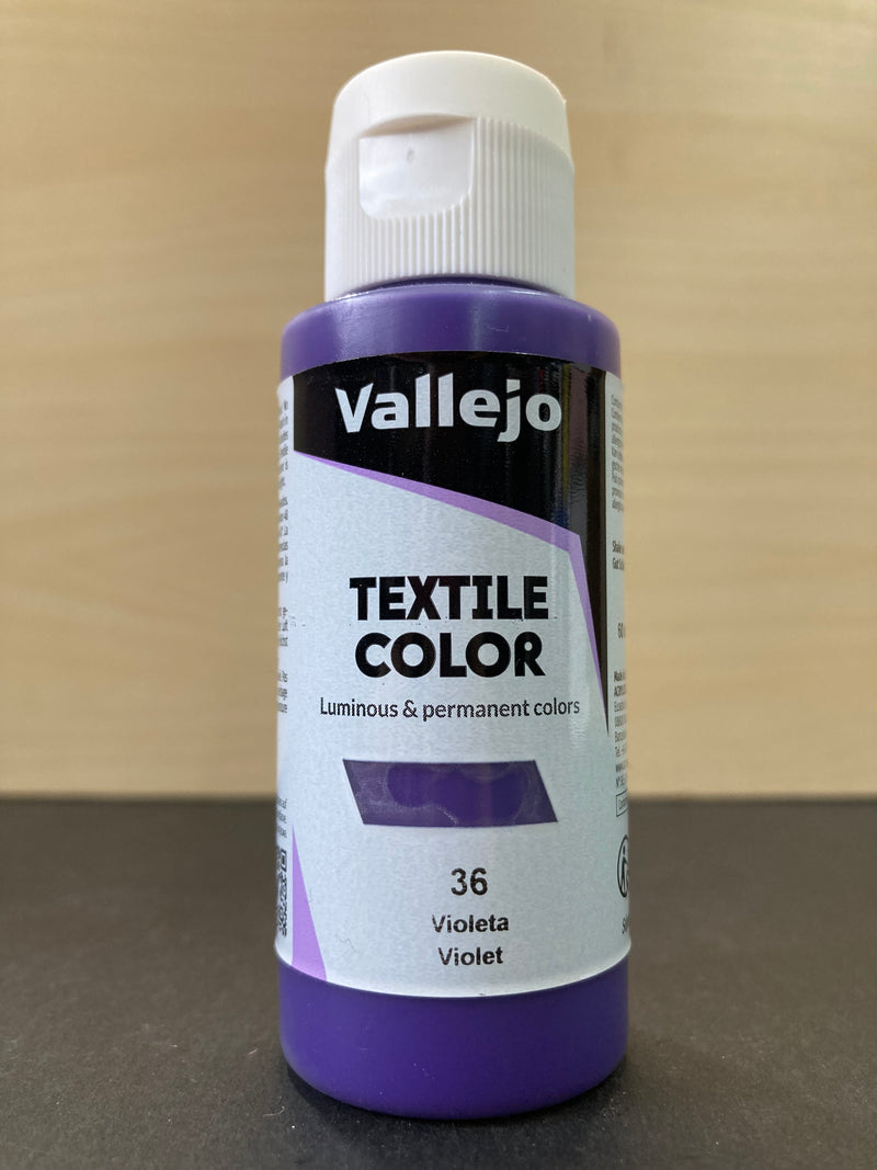 Textile Color - 紡織品色彩, 布料水性漆  & 輔助劑 (適合棉布/亞麻布使用) 60 ml