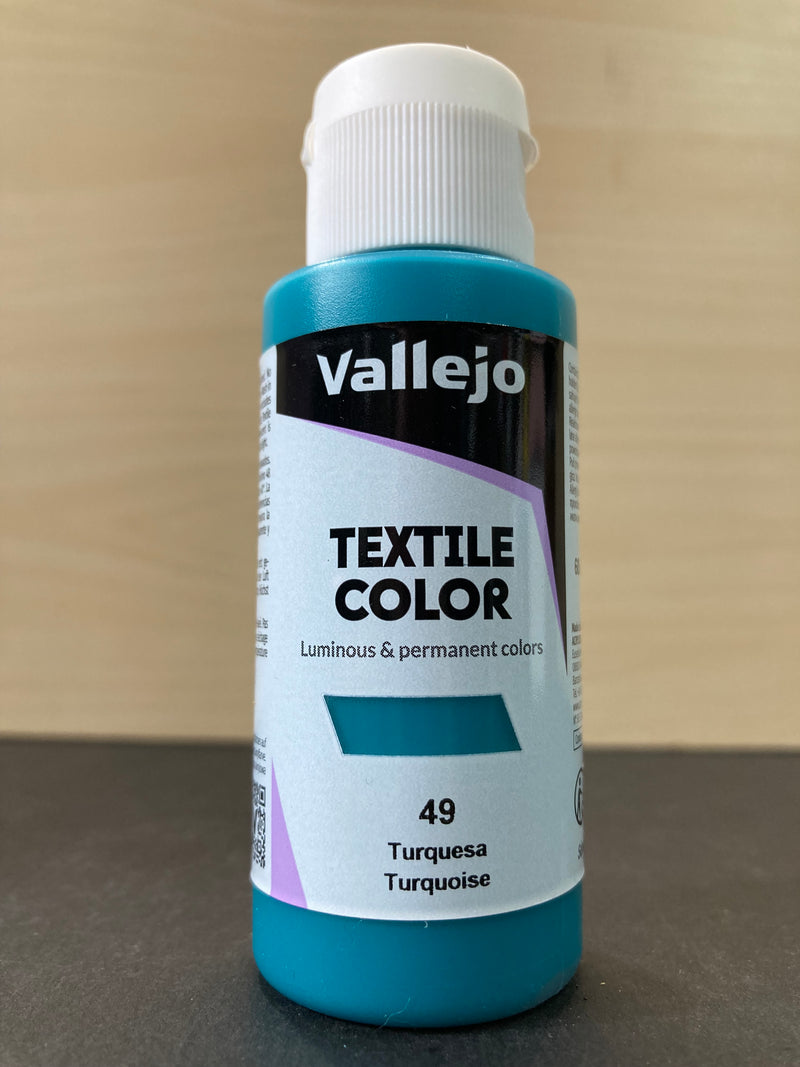 Textile Color - 紡織品色彩, 布料水性漆  & 輔助劑 (適合棉布/亞麻布使用) 60 ml