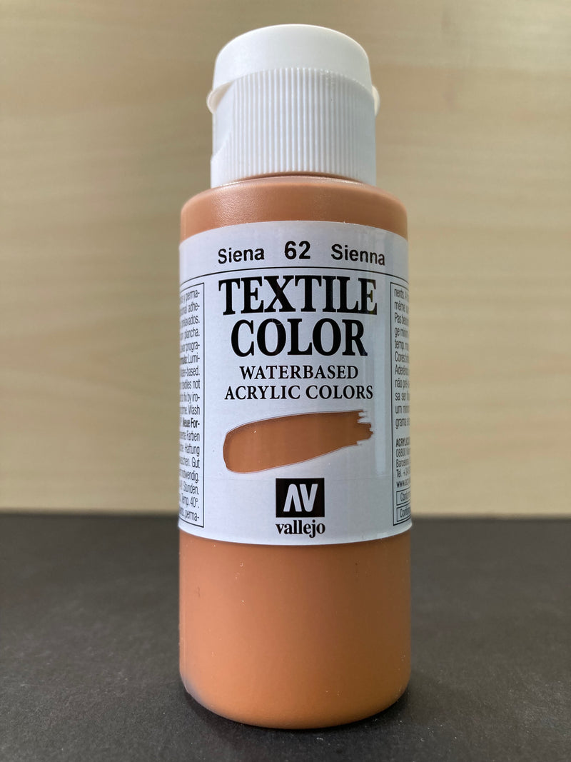 Textile Color - 紡織品色彩, 布料水性漆  & 輔助劑 (適合棉布/亞麻布使用) 60 ml