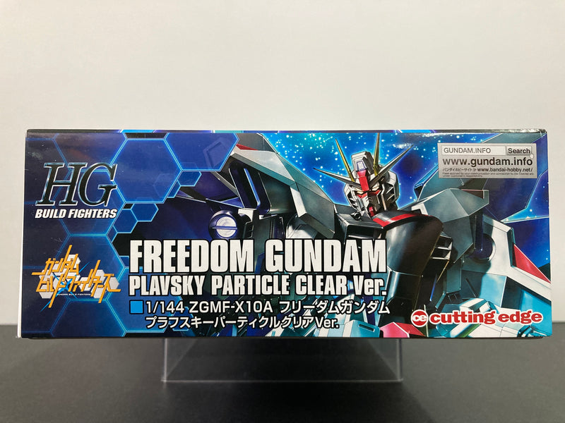 HGBF 1/144 ZGMF-X10A Freedom Gundam Z.A.F.T. Mobile Suit Plavsky Particle Clear Version - BACK-ON x Gundam Build Fighters & Gundam Breaker Version