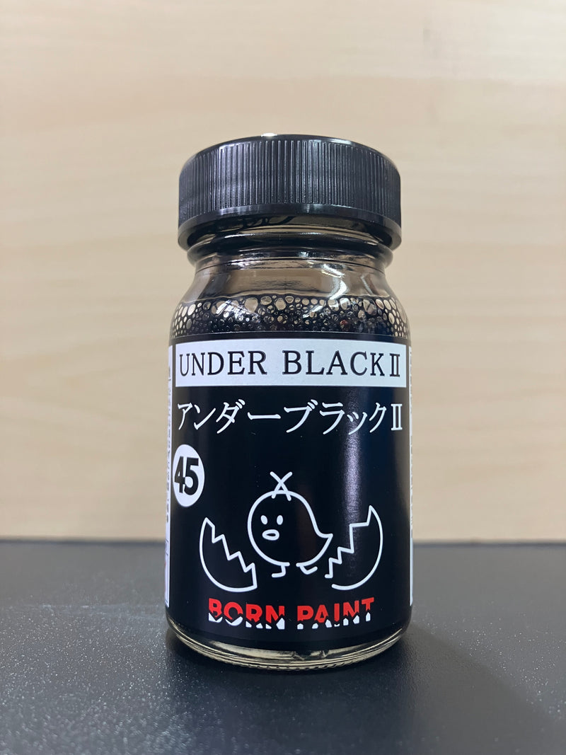 No. 45 Under Black II [高光鋼琴黑 - 底漆] (アンダーブラック Ⅱ) 50 ml