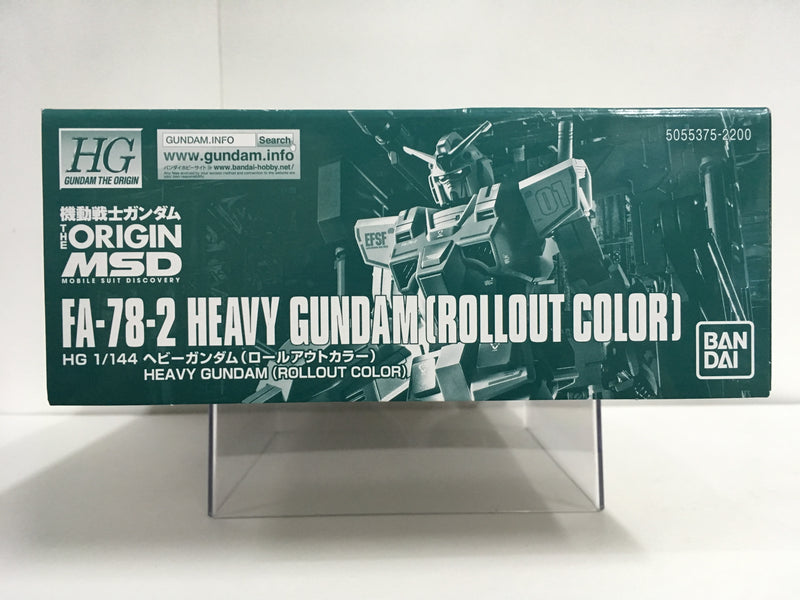 HGGTO 1/144 FA-78-2 Heavy Gundam (Rollout Color) E.F.S.F. Prototype Mobile Suit