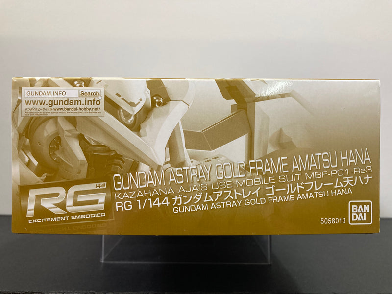 RG 1/144 Gundam Astray Gold Frame Amatsu Hana Kazahana Aja's Use Mobile Suit MBF-P01-Re3