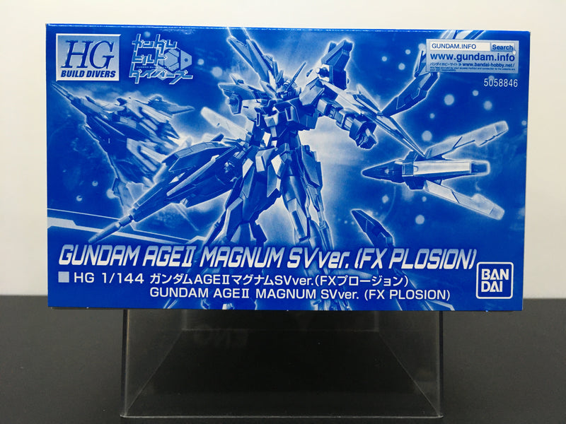 HGBD 1/144 AGE-II MG-SV Gundam AGEII Magnum SV Version (FX Plosion) Kyoya Kujo's Mobile Suit