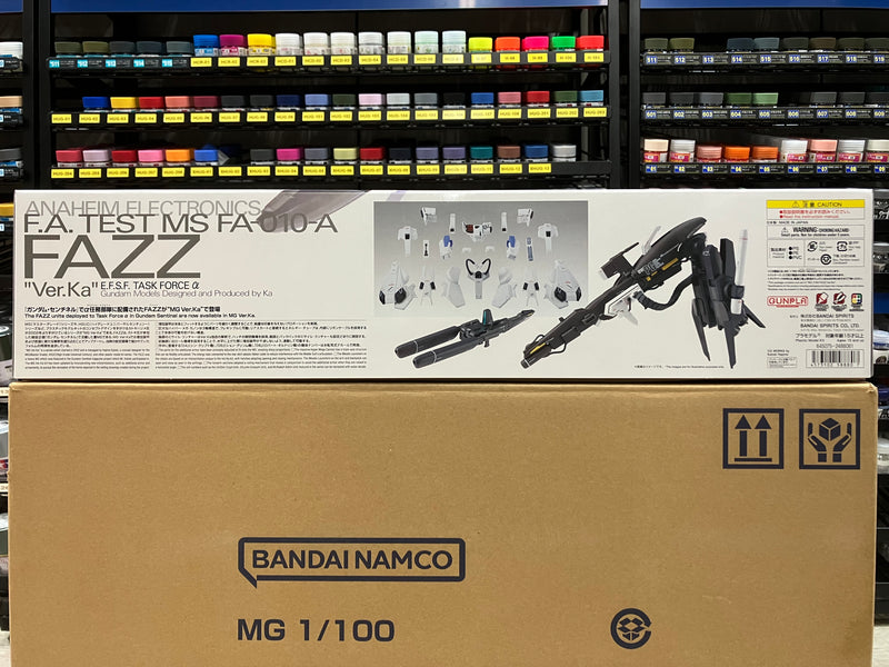 MG 1/100 Anaheim Electronics F.A. Test MS FA-010A Fazz E.F.S.F. Task Force α Version Ka