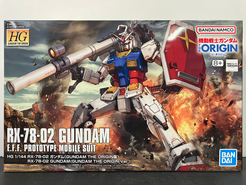 HGGTO 1/144 No. 026 RX-78-02 Gundam E.F.F. Prototype Mobile Suit (Gundam The Origin Version) [高達]