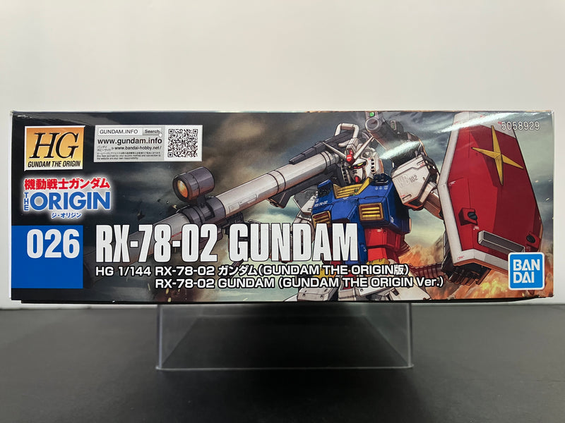 HGGTO 1/144 No. 026 RX-78-02 Gundam E.F.F. Prototype Mobile Suit (Gundam The Origin Version) [高達]