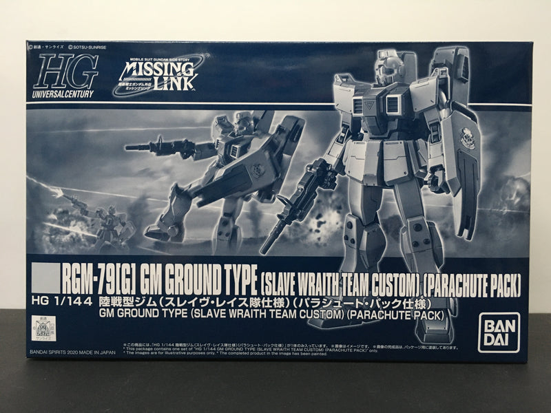 HGUC 1/144 RGM-79[G] GM Ground Type (Slave Wraith Team Custom) (Parachute Pack)