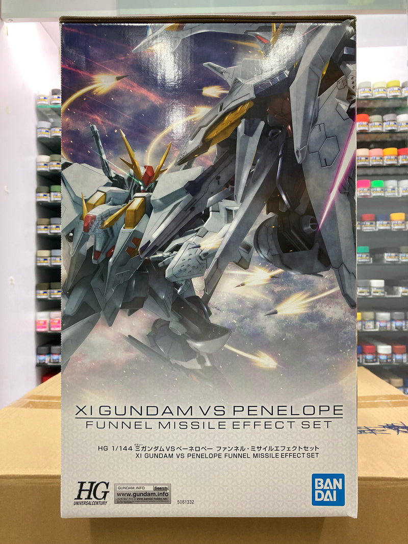 HGUC 1/144 No. 000 RX-105 Xi Gundam VS RX-104FF Penelope Funnel Missile Effect Set