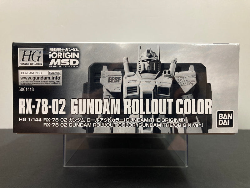 HGGTO 1/144 RX-78-02 Gundam Rollout Color (Gundam The Origin Version) E.F.S.F. Prototype Mobile Suit