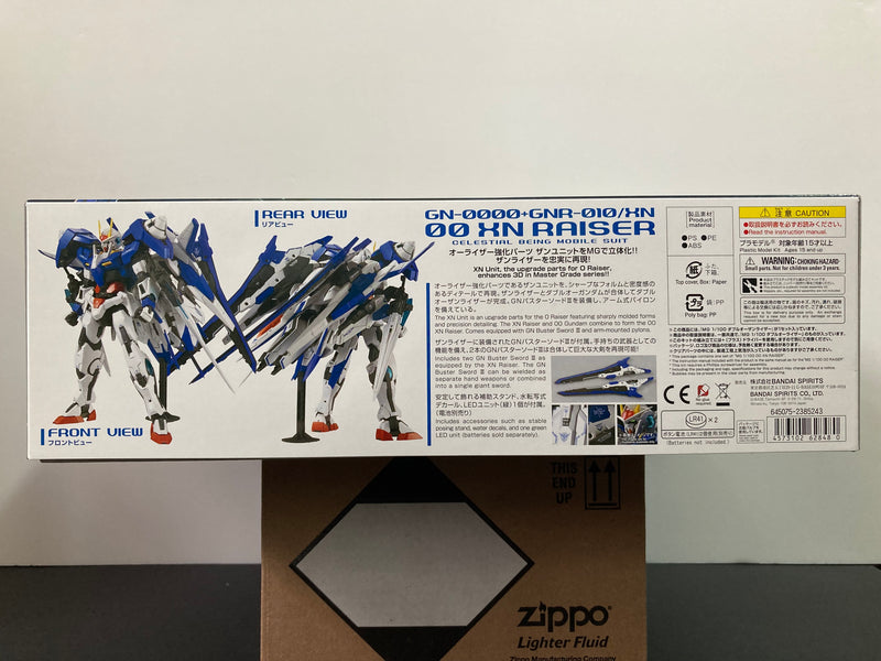 MG 1/100 GN-0000 + GNR-010/XN 00 XN Raiser Celestial Being Mobile Suit