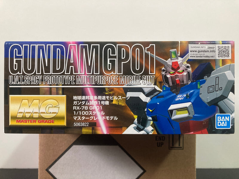 MG 1/100 Gundam RX-78 GP01 U.N.T. Spacy Prototype Multipurpose Mobile Suit