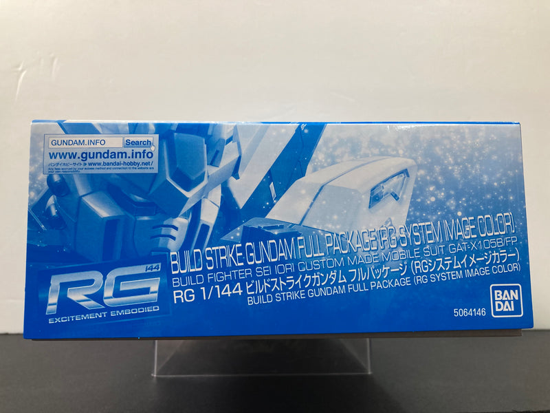 RG 1/144 Build Strike Gundam Full Package (RG System Image Color) Build Fighter Sei Iori Custom Made Mobile Suit GAT-X105B/FP