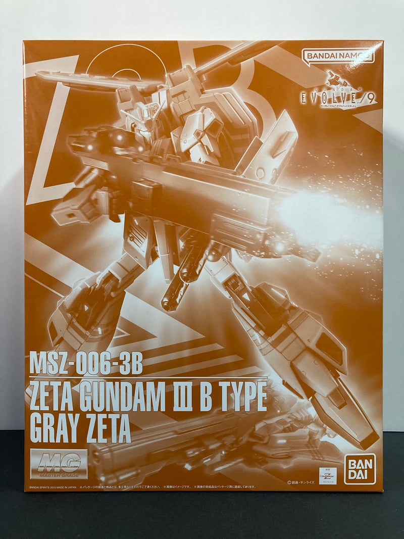 MG 1/100 MSZ-006-3B Zeta Gundam III B Type Gray Zeta