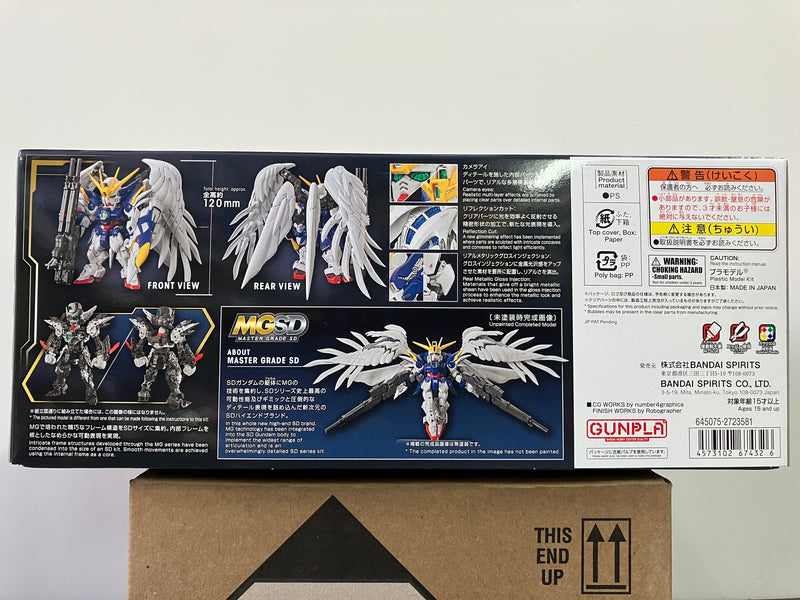 MGSD XXXG-00W0 Wing Gundam Zero EW Colonies Liberation Organization Mobile Suit