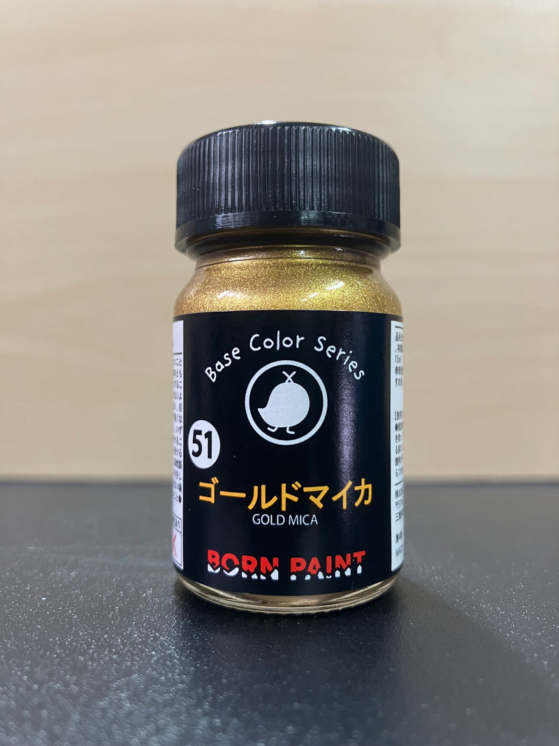 No. 51 Gold Mica [油性塗料 - 金雲母] (ゴールドマイカ) 15 ml